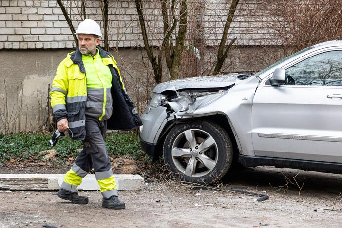 Sprogimas Dzūkų gatvės daugiabutyje